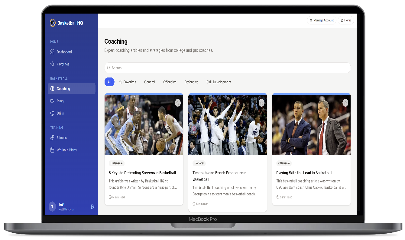 Basketball HQ Coaching Articles