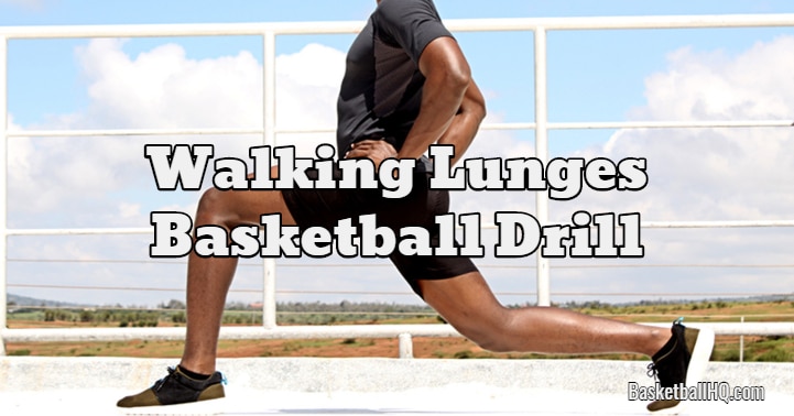 how to do walking lunges