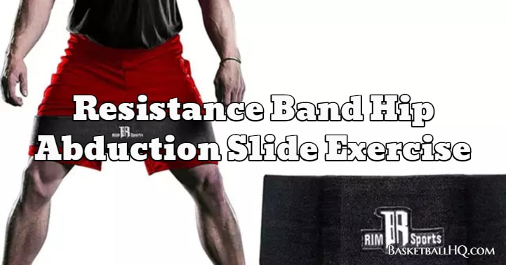 Hip abduction with online theraband