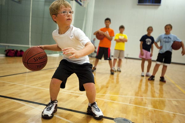 How to dribble store a basketball