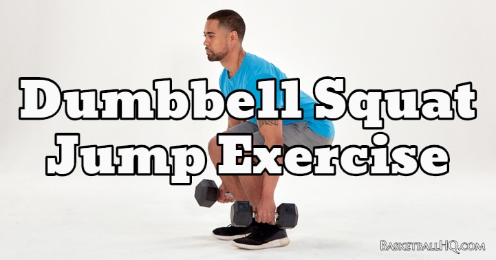 Dumbbell Squat Jump Exercise Basketball HQ