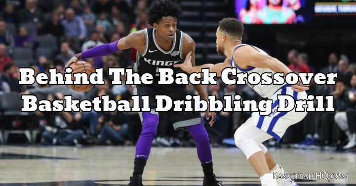 crossover dribble basketball