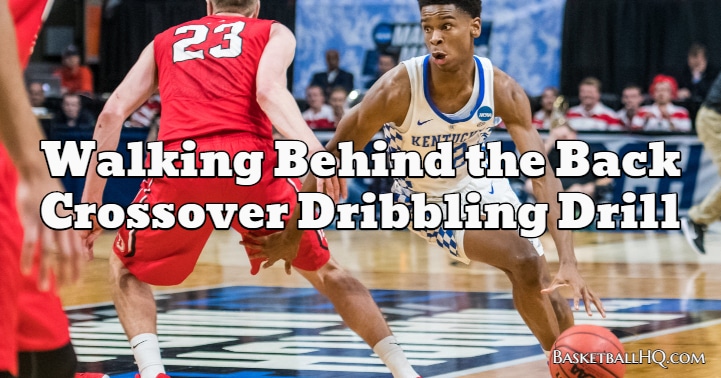 crossover dribble basketball