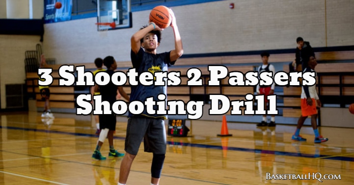 3 Shooters 2 Passers Basketball Shooting Drill