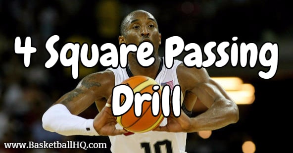 4 Square Basketball Passing Drill