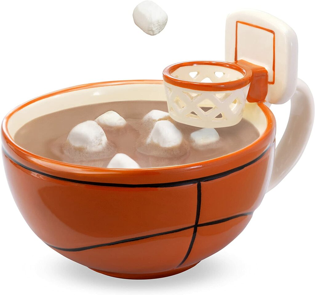 Basketball-Shaped Mug